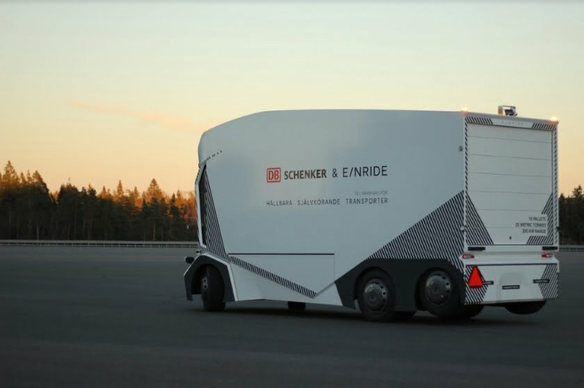 Ericsson Einride Telia self-driving truck