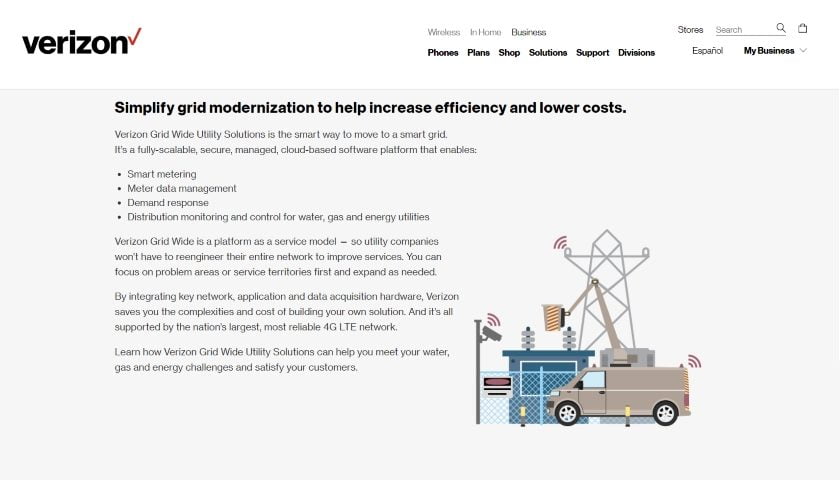 Grid Wide Utility Services Intelligent Energy platform