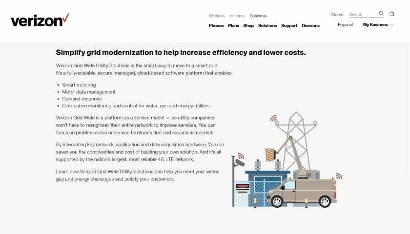 Grid Wide Utility Services Intelligent Energy platform