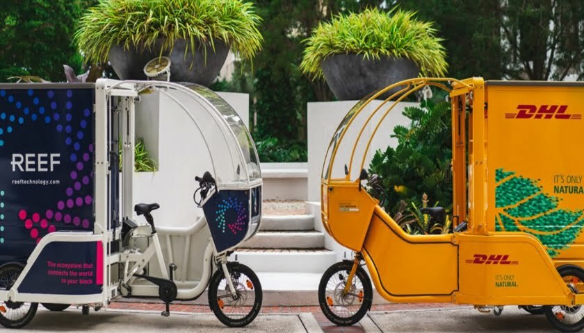 DHL Express a Reef Technology