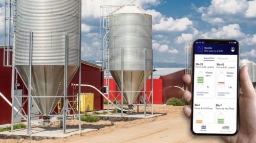 Agri silo monitoring digitised by Nanolike for optimum efficiency using 0G network