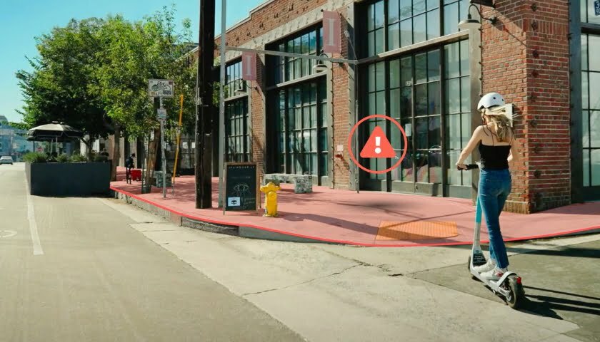 sidewalk riding prevention technology