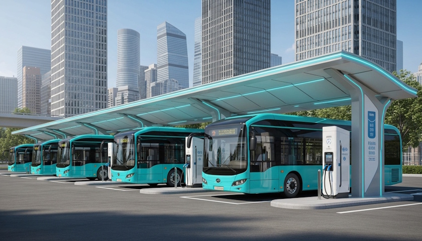 Smart charging integration aims to better manage e-bus fleets