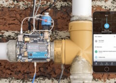 nRF9160 cellular IoT module detects leaks in water pipes